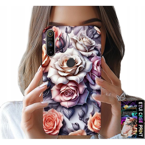 Custodia Per Realme C3 - Motivi Floreali Rosa Rose Fiori Custodia-image