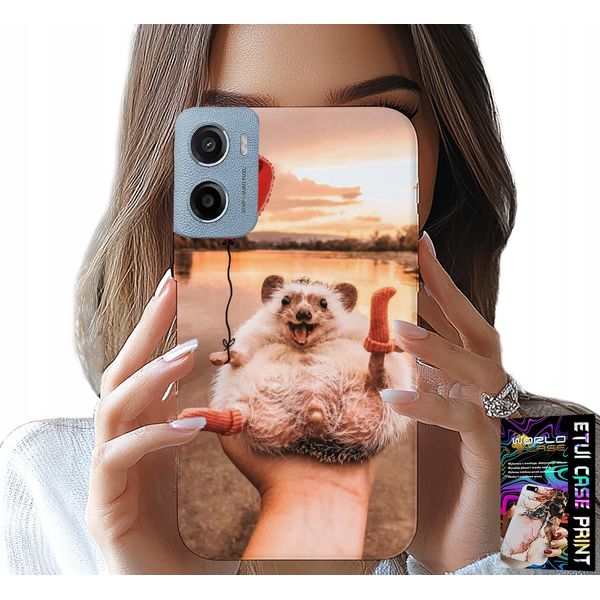 Custodia Per Motorola E15 / G05 - Con Stampa Dolce Riccio Pigmeo, Custodia-image