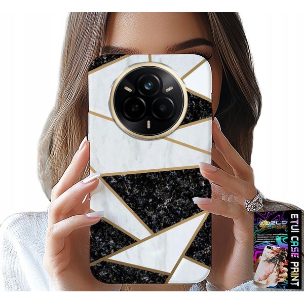 Custodia Per Realme 14 Pro+ 5G - Custodia Elegante E Alla Moda + Pellicola Protettiva-image