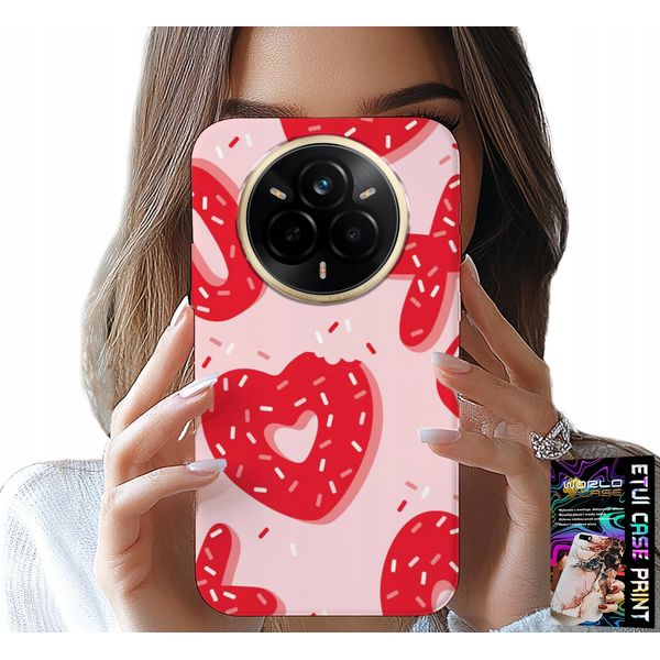 Custodia Per Realme 14 Pro+ 5G - Modelli Femminili E Alla Moda Xoxo Cuore + Pellicola Protettiva-image