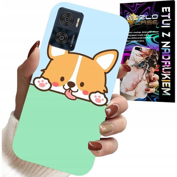 Custodia Per Motorola Moto E22 / E22I - Dolce Cagnolino Motivi Fiabeschi Custodia-image