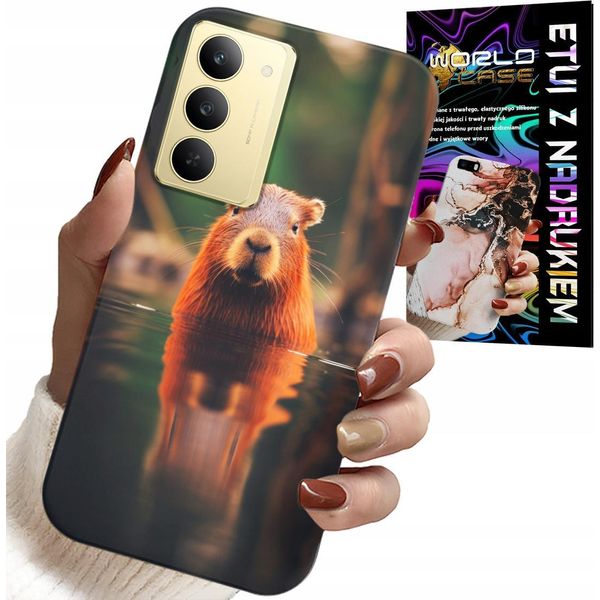 Custodia Per Realme 14X - Dolce Capibara, Capibara, Molti Modelli-image