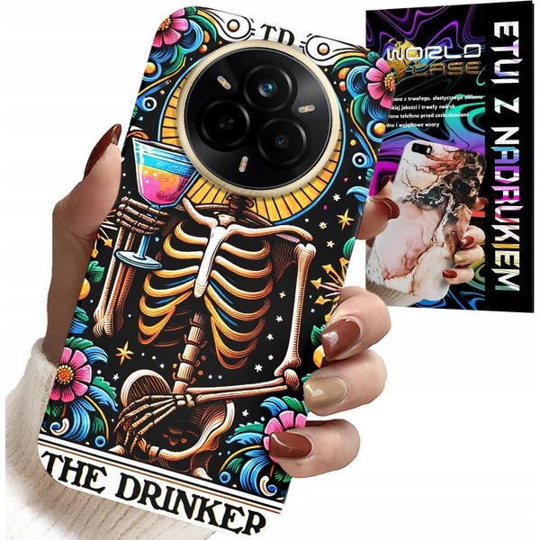 Custodia Per Realme 14 Pro+ 5G - The Drinker Alko Winko Drink Modelli Case-image