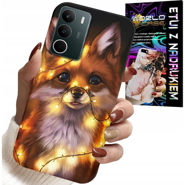 Custodia Per Realme C71 4G - Dolce Volpe Animali Della Foresta Custodia + Vetro-image