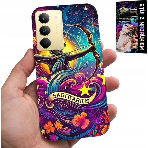 Custodia Per Realme 14X - Segno Zodiacale, Sagittario Astronomia Cover-image