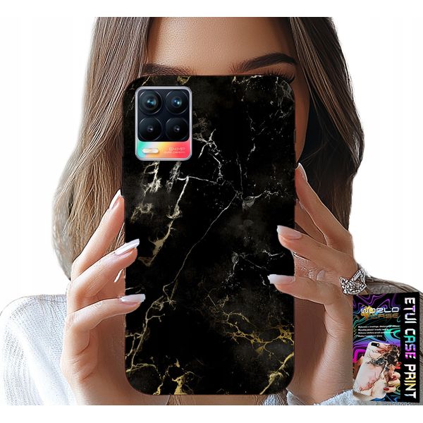 Custodia Per Realme 8 / 8 Pro - Custodia Elegante Con Motivi In Pietra-image
