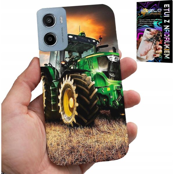 Custodia Per Motorola E15 / G05 - Trattore Agricolo + Pellicola Protettiva-image