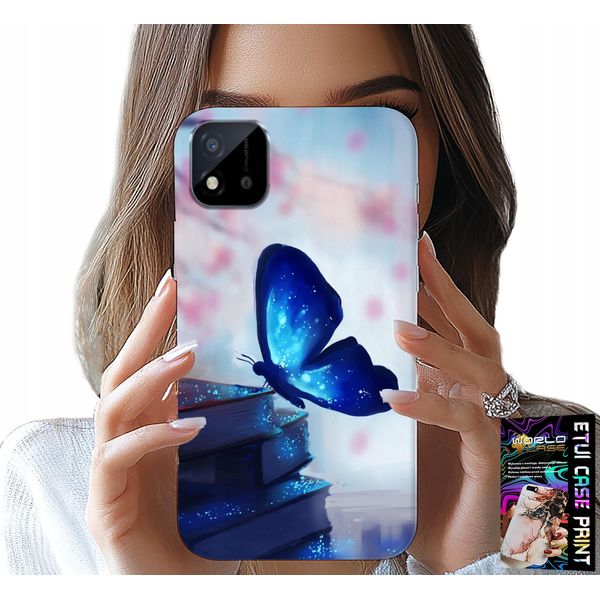 Custodia Per Realme C11 2021 - Farfalla Blu, Farfalla, Motivi Femminili-image