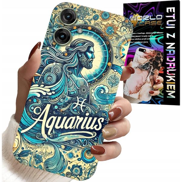 Custodia Per Realme Note 60 - Segno Zodiacale, Acquario, Astronomia Cover-image