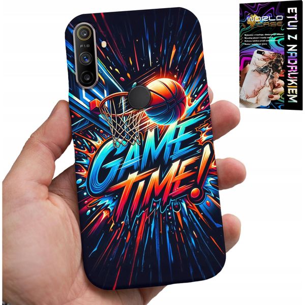 Custodia Per Realme C3 - Basket Nba Fan 23 Game Time, Cover-image