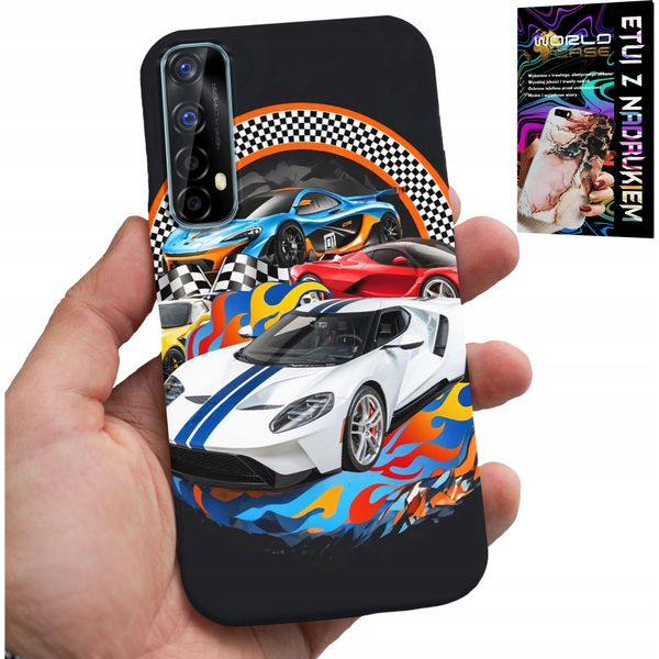 Custodia Per Realme 7 - Auto Sportive, Corse Case + Pellicola Protettiva-image