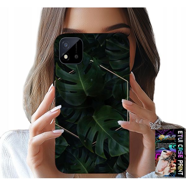 Custodia Per Realme C11 2021 - Foglie Eleganti E Motivi Alla Moda Sulla Custodia-image