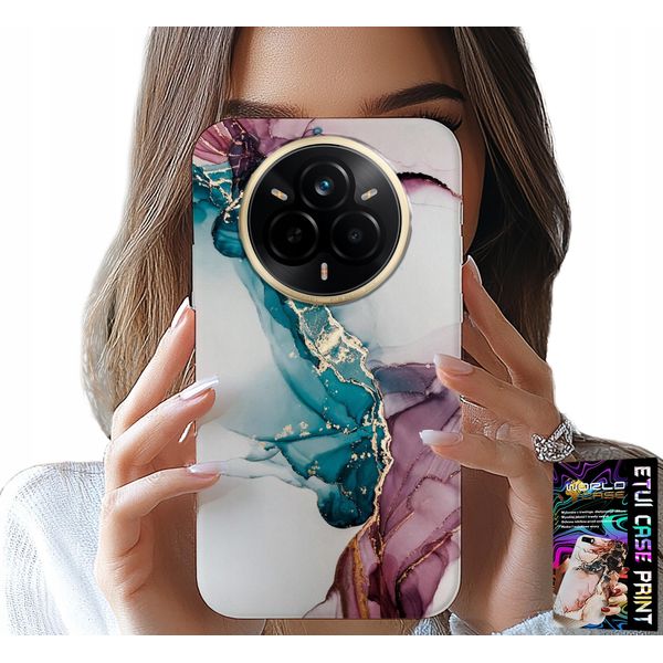 Custodia Per Realme 14 Pro 5G - Elegante Marmorizzata Alla Moda Femminile-image