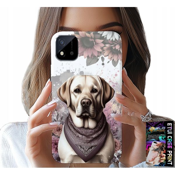 Custodia Per Realme C11 2021 - Cane Husky + Vetro-image