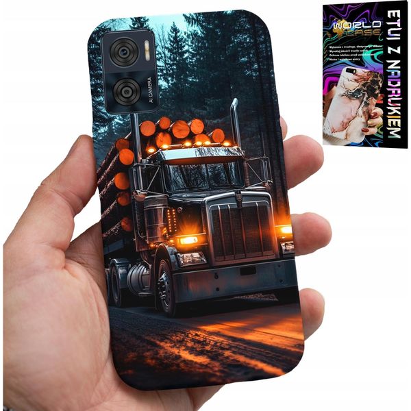 Custodia Per Motorola Moto E22 / E22I - Tir Veicolo Pesante Schienale Custodia Case-image