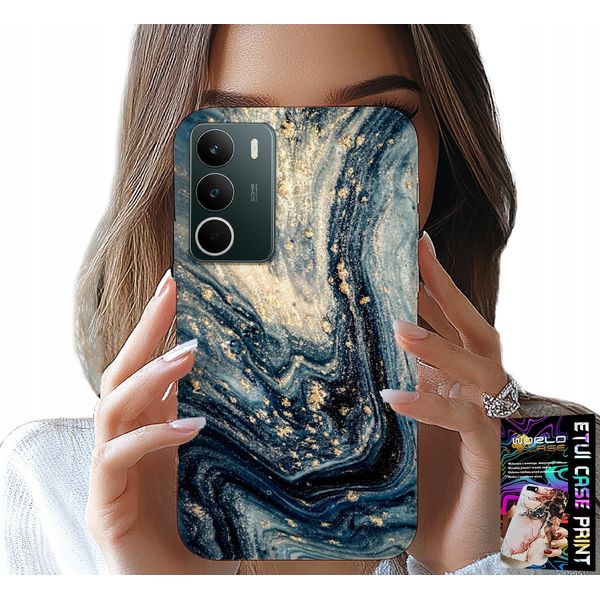 Custodia Per Realme C71 4G - Custodia Elegante Con Motivi In Pietra-image