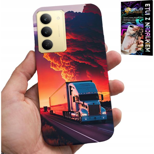 Custodia Per Realme 14X - Custodia Tir Truck + Vetro Temperato-image