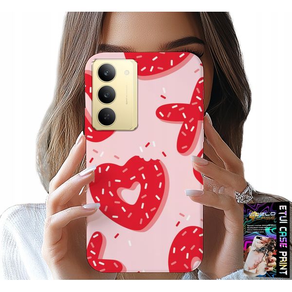 Custodia Per Realme 14X - Modelli Femminili E Alla Moda Xoxo Cuore + Vetro-image