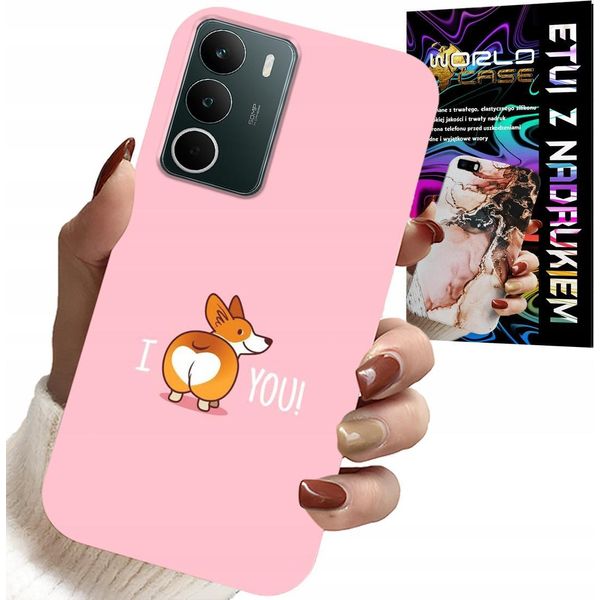 Custodia Per Realme C71 4G - Divertenti Motivi I Love You Cagnolino Custodia-image