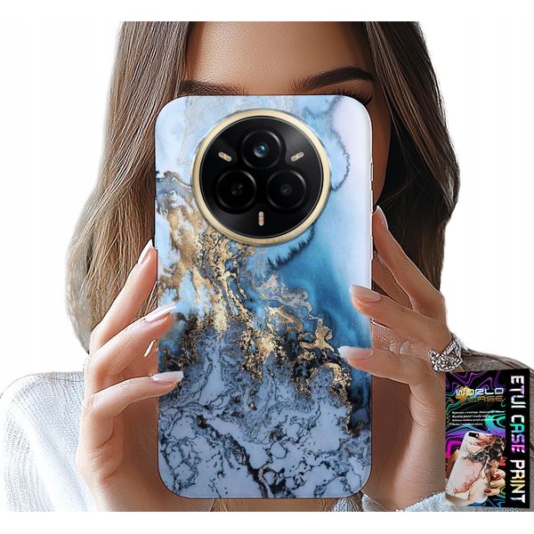 Custodia Per Realme 14 Pro 5G - Marmo Marmi Modelli Femminili + Pellicola Protettiva-image