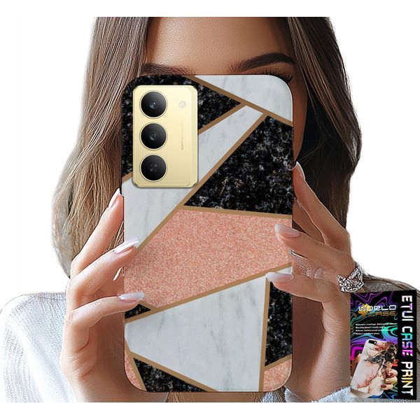Custodia Per Realme 14X - Custodia Elegante E Alla Moda + Vetro-image