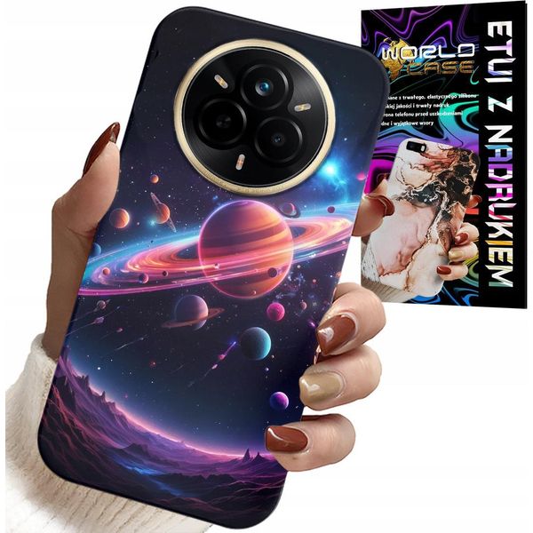 Custodia Per Realme 14 Pro 5G - Cosmo Pianeti Stelle Galassia Cover Posteriori-image