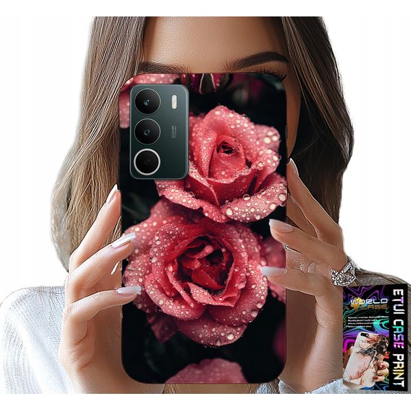 Custodia Per Realme C71 4G - Bellissime Rose Rosa, Motivi Floreali, Custodia-image
