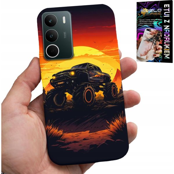 Custodia Per Realme C71 4G - Monstertruck, Camion, Motivi + Vetro-image