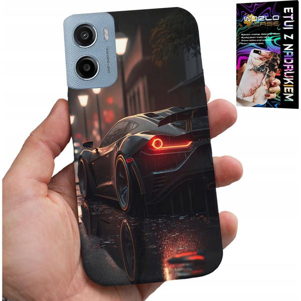 Custodia Per Motorola E15 / G05 - Sport Auto Automobilismo Fan Pellicola Protettiva-image