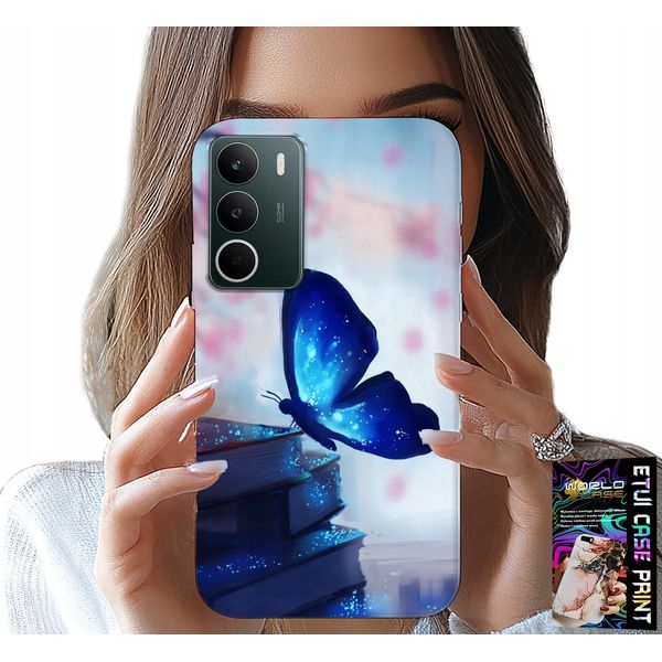 Custodia Per Realme C71 4G - Farfalla Blu, Farfalla, Motivi Femminili-image
