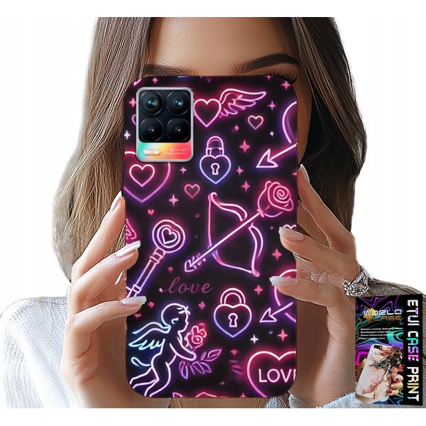 Custodia Per Realme 8 / 8 Pro - Custodia Di San Valentino, Bottino, Cupido, Cuori-image