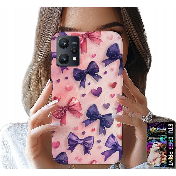 Custodia Per Realme 9 Pro - Nastri Colorati Nastro Motivi + Vetro-image