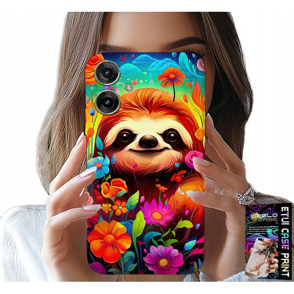 Custodia Per Realme Note 60 - Motivi Colorati Koala Animali + Vetro-image