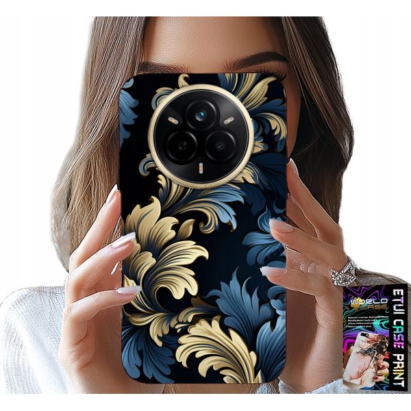 Custodia Per Realme 14 Pro+ 5G - Elegante Custodia Dorata Con Motivi Alla Moda-image