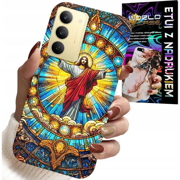 Custodia Per Realme 14X - Gesù Cristianesimo Religione + Vetro-image