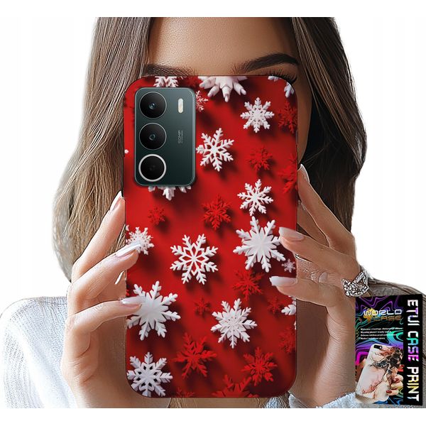 Custodia Per Realme C71 4G - Fiocchi Di Neve, Neve, Stelle, Natale-image