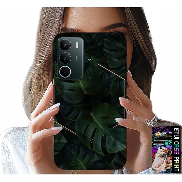 Custodia Per Realme C71 4G - Foglie Eleganti E Motivi Alla Moda Sulla Custodia-image