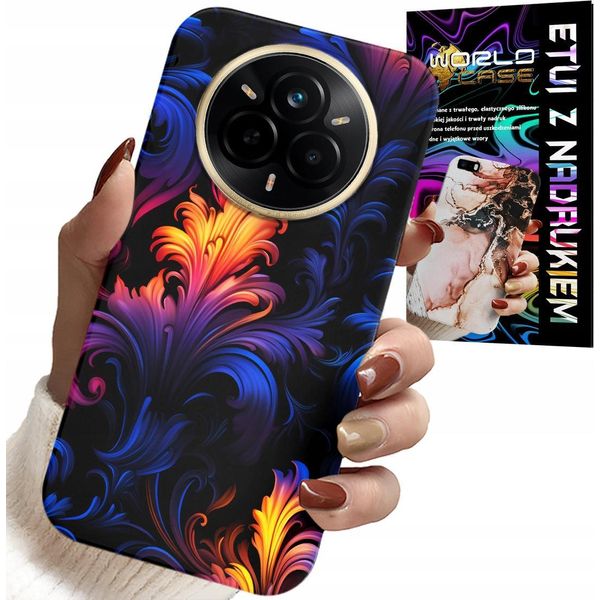 Custodia Per Realme 14 Pro 5G - Motivi Astratti Colorati + Pellicola Protettiva-image