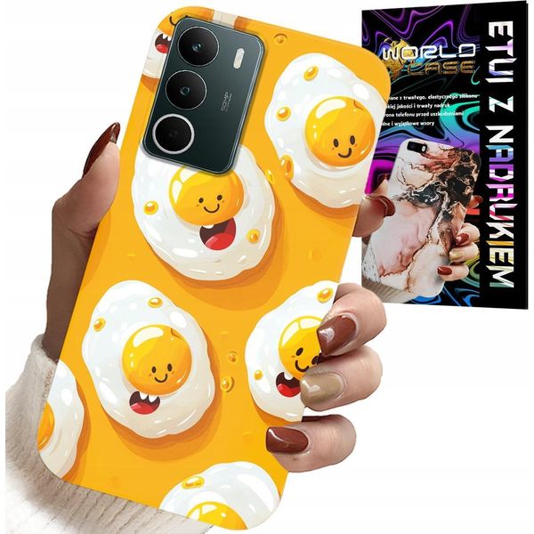 Custodia Per Realme C71 4G - Custodia Con Uova Sorridenti + Pellicola Protettiva-image