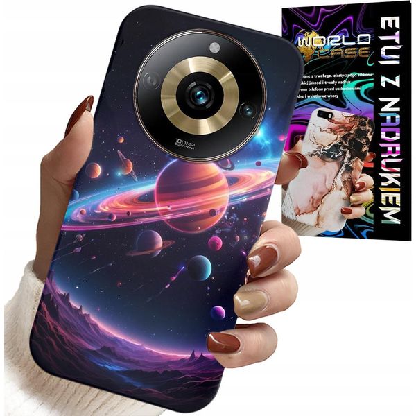 Custodia Per Realme 11 Pro - Cosmo Pianeti Stelle Galassia Cover Posteriori-image