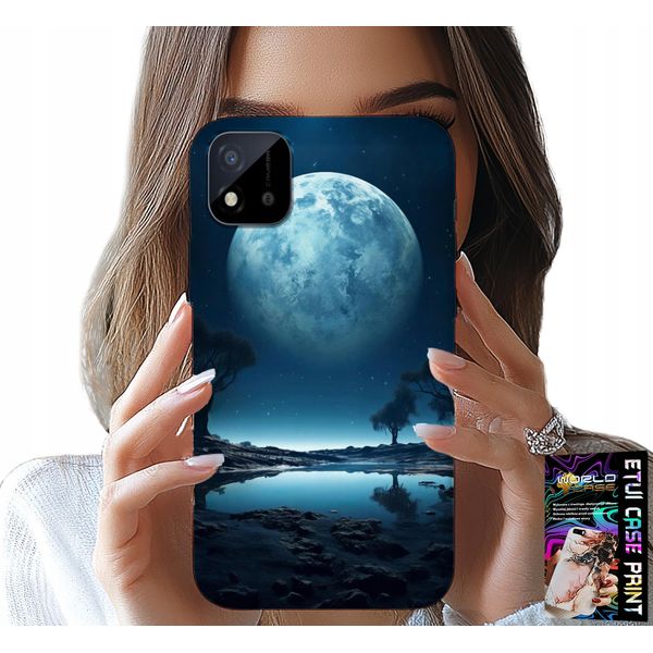 Custodia Per Realme C11 2021 - Custodia Luna Piena + Foil-image