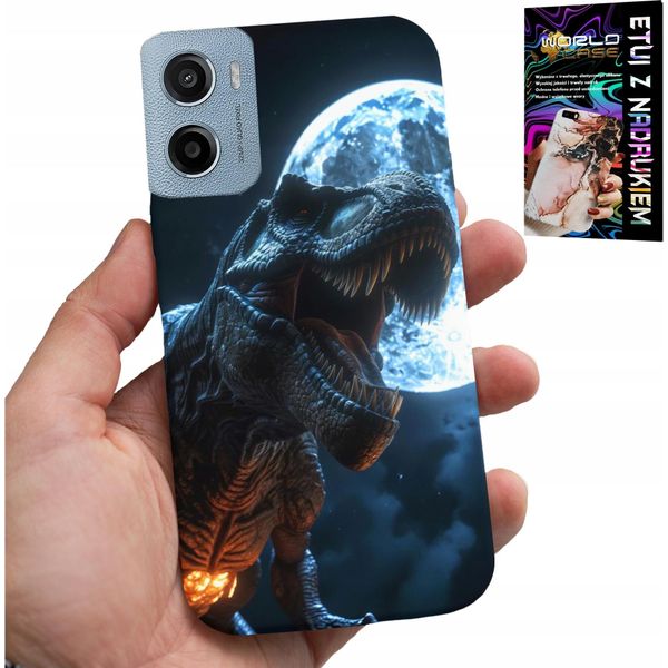 Custodia Per Motorola E15 / G05 - Dino Dinosauro Tyrannosaurus Custodia Case-image