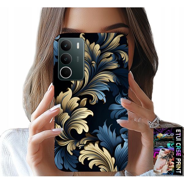 Custodia Per Realme C71 4G - Elegante Custodia Dorata Con Motivi Alla Moda-image