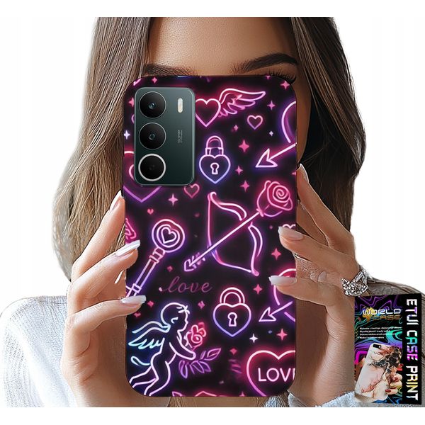Custodia Per Realme C71 4G - Custodia Di San Valentino, Bottino, Cupido, Cuori-image