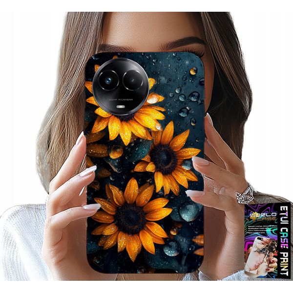 Custodia Per Realme C67 4G - Girasoli, Girasole, Motivi Floreali-image