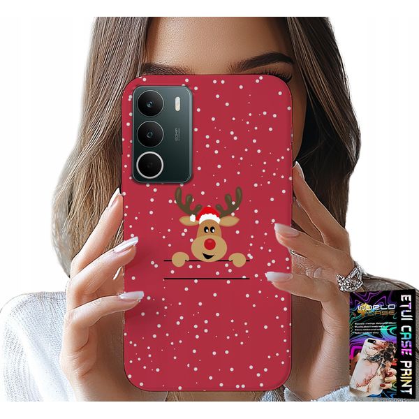 Custodia Per Realme C71 4G - Renna Natalizia Babbo Natale Natale + Vetro-image