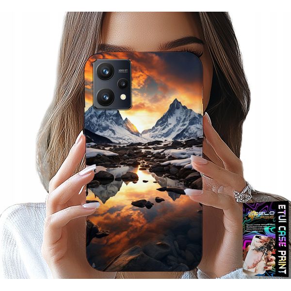 Custodia Per Realme 9 Pro - Fiume, Montagne, Cime, Everest + Pellicola Protettiva-image