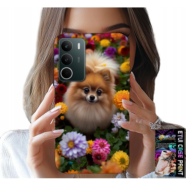 Custodia Per Realme C71 4G - Dolce Cagnolino, Custodia Pomeranian + Vetro-image