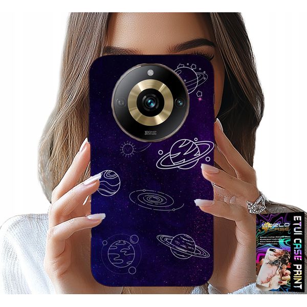 Custodia Per Realme 11 Pro - Cosmo Pianeti Stelle Galassia Motivi-image