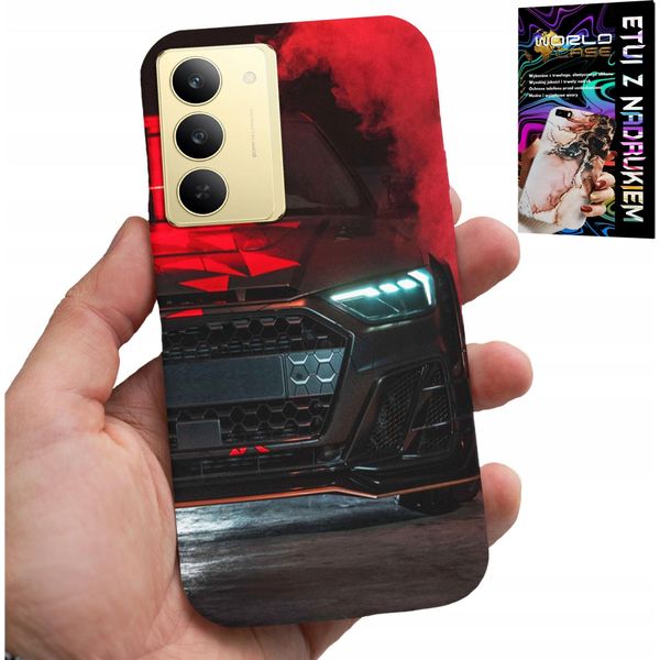 Custodia Per Realme 14X - Auto Sportive, Car Auta Fan + Vetro-image